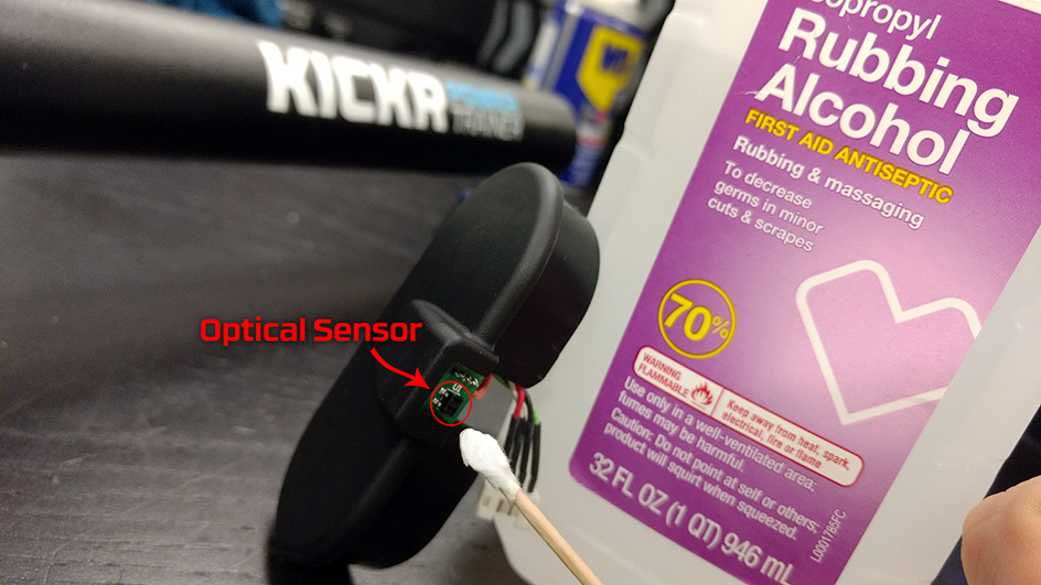 wahoo kickr optical sensor