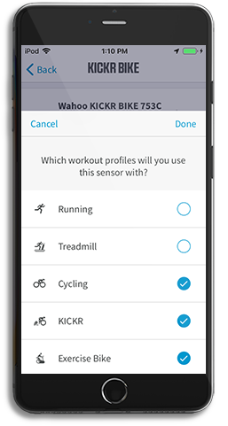 Wahoo kickr on sale bike app